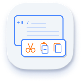 Block Editor for Angular with clipboard operations.