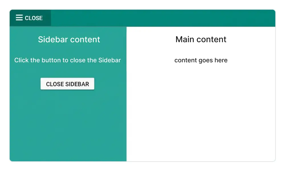 Angular Sidebar target.