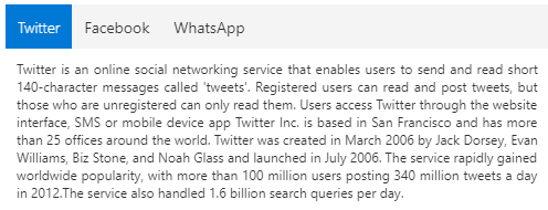 Angular UI Tabs with header style as background