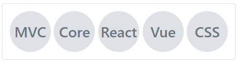 Blazor text or word avatar.