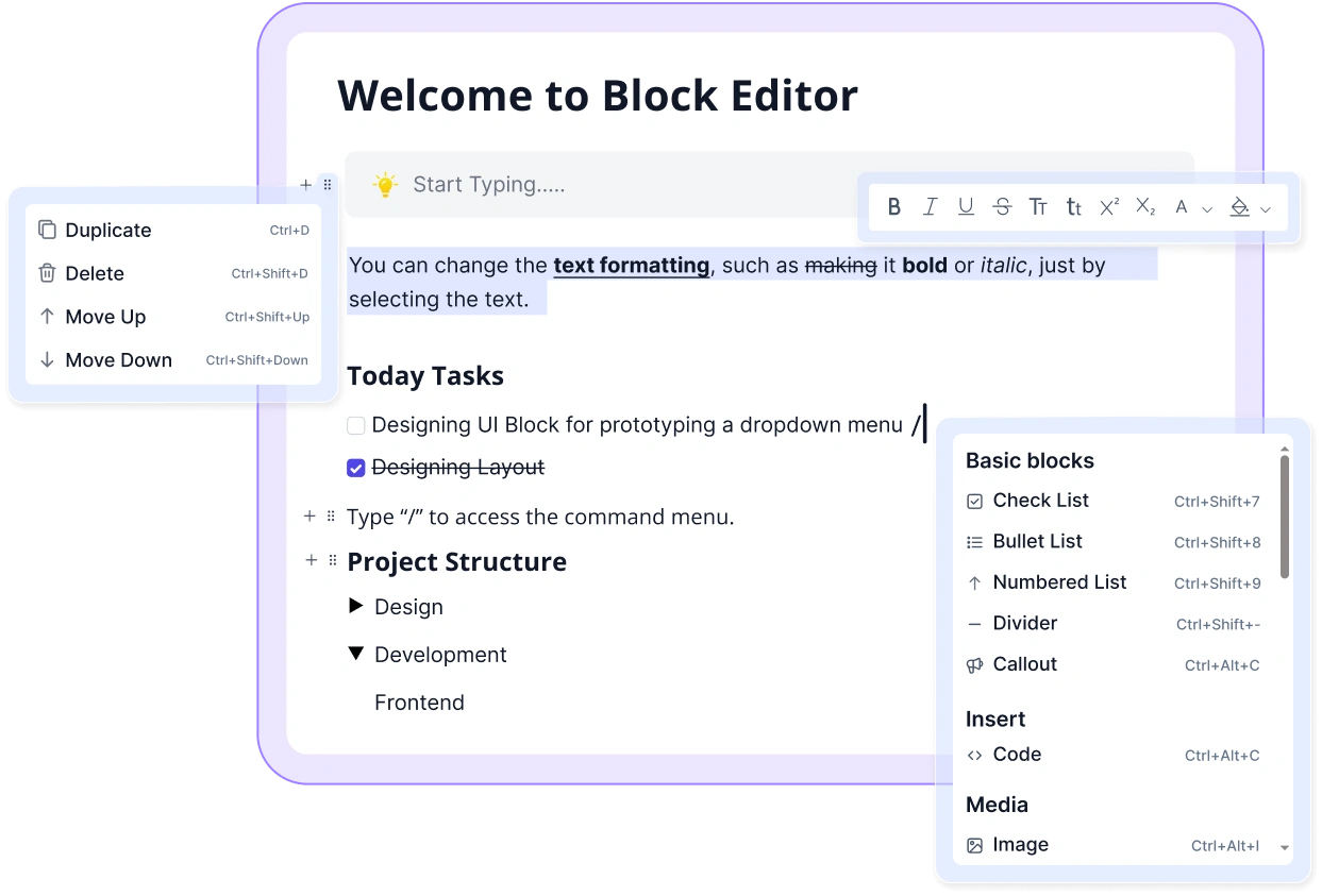 Blazor Block Editor banner.