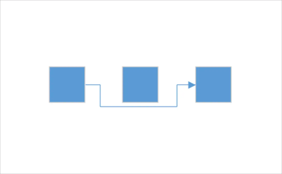 Connector routing behavior in Blazor Diagram component.