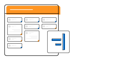Blazor Kanban displaying from right to left.
