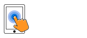 Touch illustration in Blazor Linear Gauge.