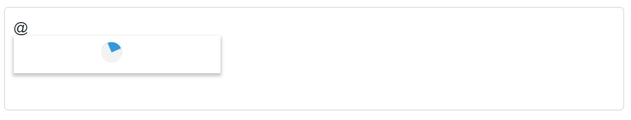 Blazor Mention loading template
