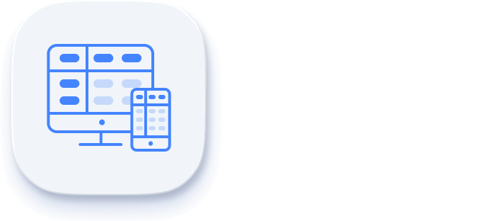 Responsive view of Blazor Pivot Table component.