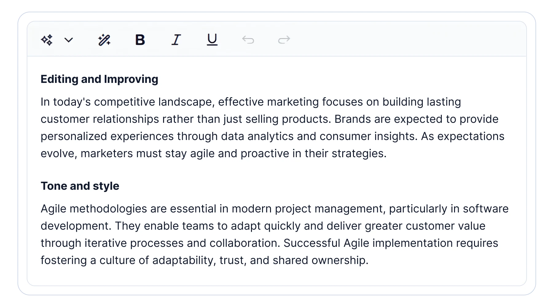 Blazor Smart Rich Text Editor component.