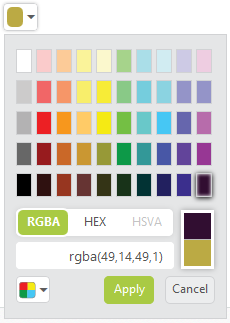 Standard Color Palette