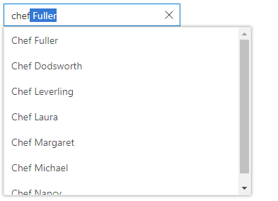 ASP.NET Core AutoComplete with Dimension customization