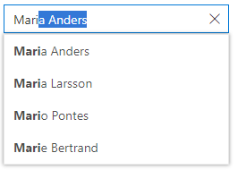 ASP.NET Core AutoComplete with Autofill Search