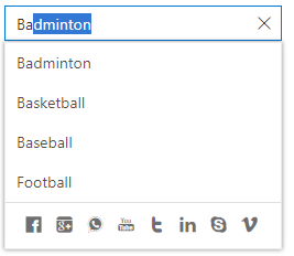 ASP.NET Core AutoComplete with Footer template in suggestion list