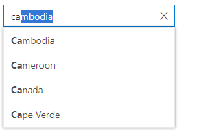 ASP.NET Core AutoComplete with Highlight matched text