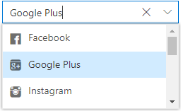 ASP.NET Core ComboBox pop-up list with icons