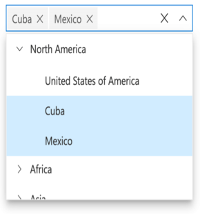 ASP.NET Core Dropdown Tree with default rendering mode.