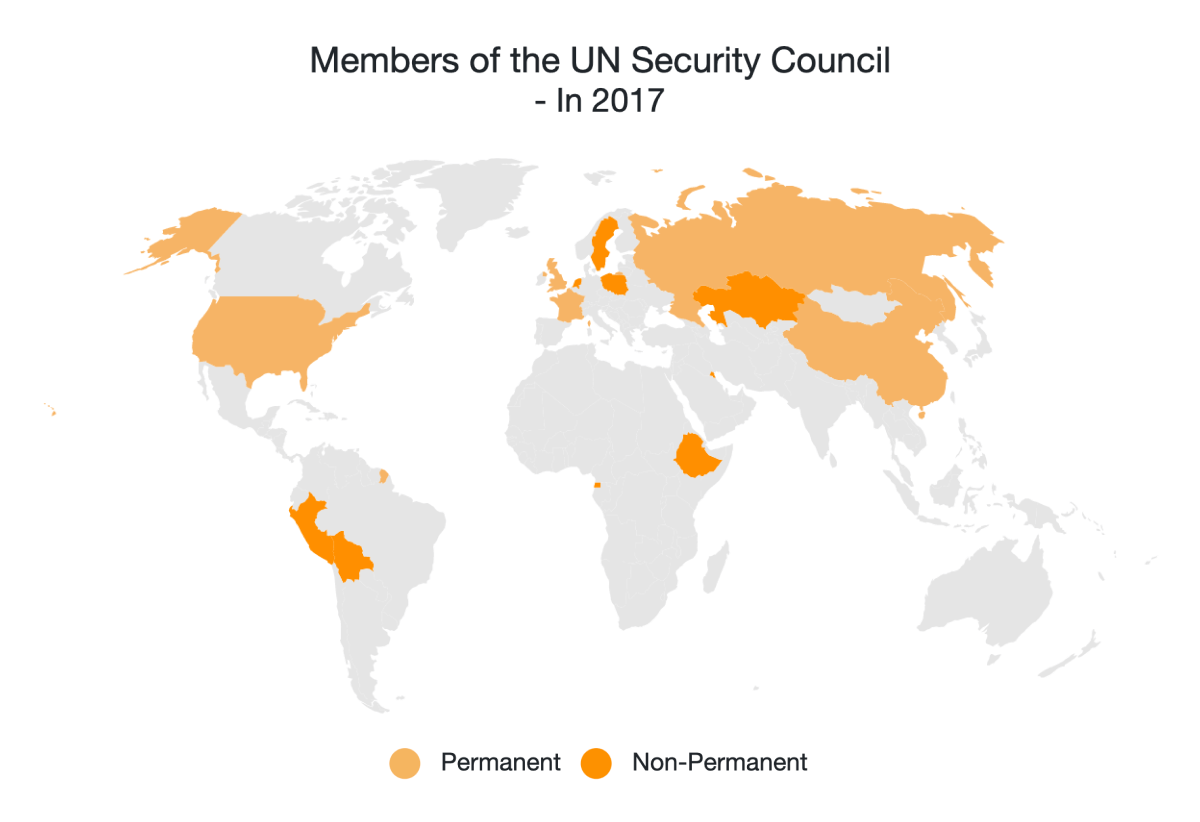 ASP.NET Core Maps rendered in Eckert 5 projection.