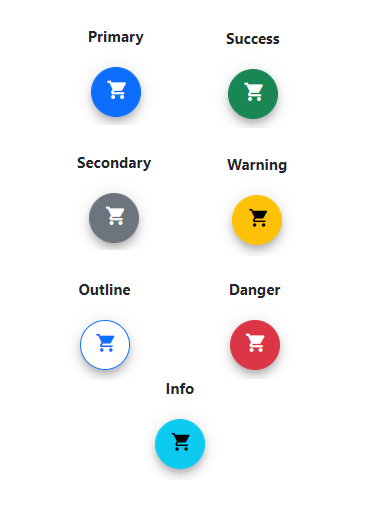 ASP.NET Core Speed Dial with different predefined styles