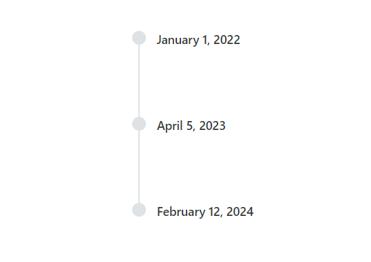 ASP.NET Core Timeline orientation