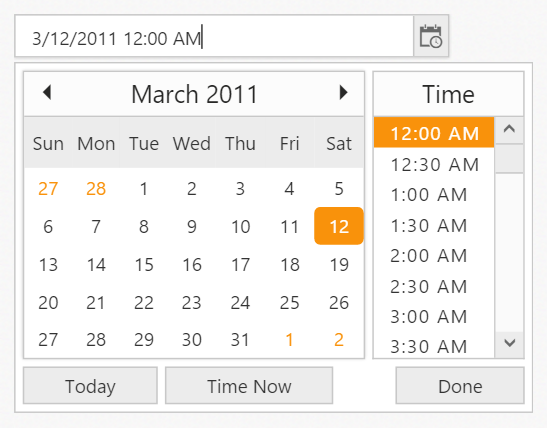 DateTime Picker