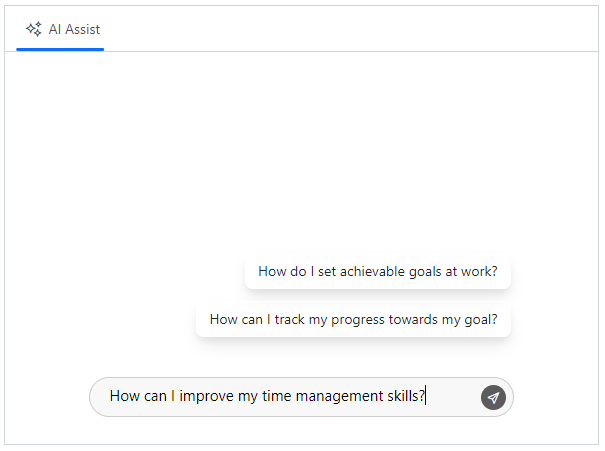 ASP.NET MVC AI AssistView footer template