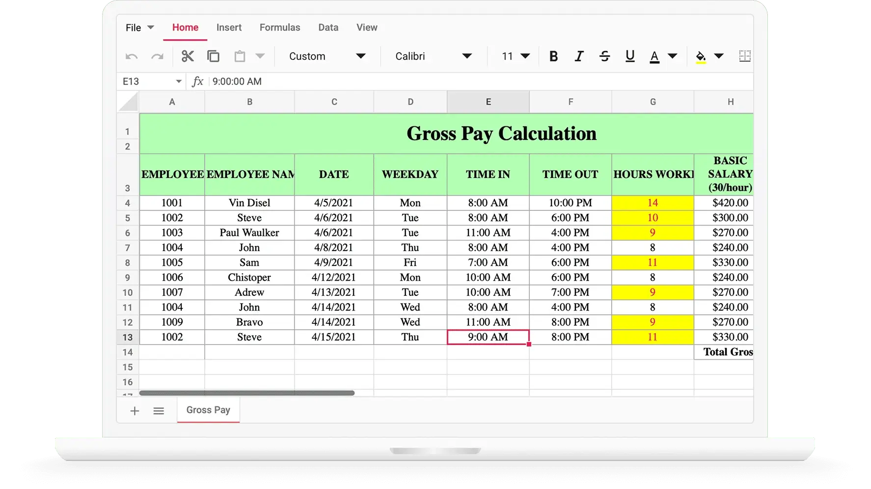 ASP.NET MVC Spreadsheet banner.