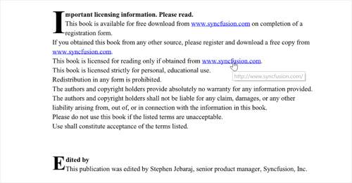 Hyperlink navigation