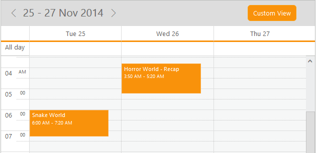 Custom Date Rendering