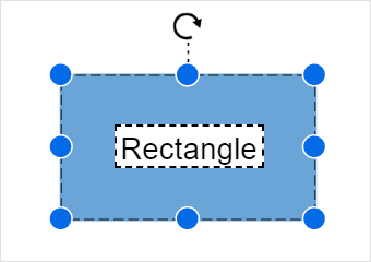 Additional information can be shown on nodes and connectors using labels in ASP.NET Core flowchart diagram control