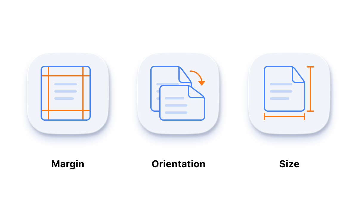 Define page-like appearance on the drawing surface using JavaScript Diagram library.