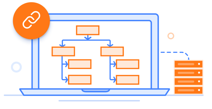 Generate the mind map diagram from external data source in React Mind Map Diagram component