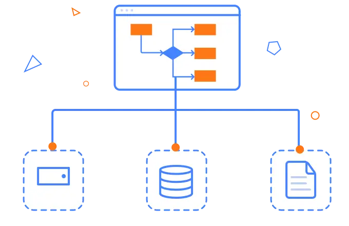 Save and load a diagram by serializing it to JSON format.