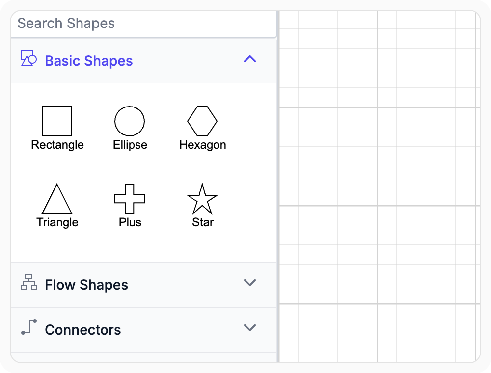 Symbol descriptions and tooltips in React Diagram Symbol Palette