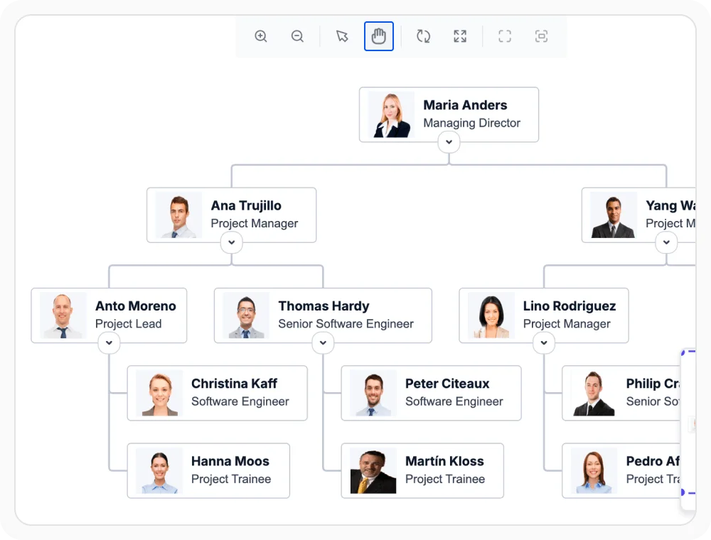 React Diagram panning across a large canvas