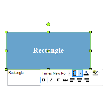 Additional information can be shown on nodes and connectors using Label feature in WinForms Diagram Control
