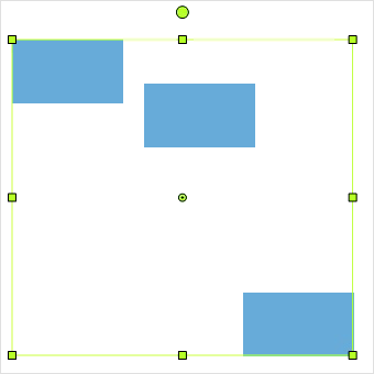 Arrange selected objects in equal intervals using spacing commands in WinForms Diagram Control