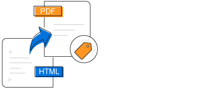 Convert HTML to tagged PDF .NET