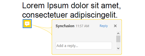 Popup annotation in C# PDF annotation