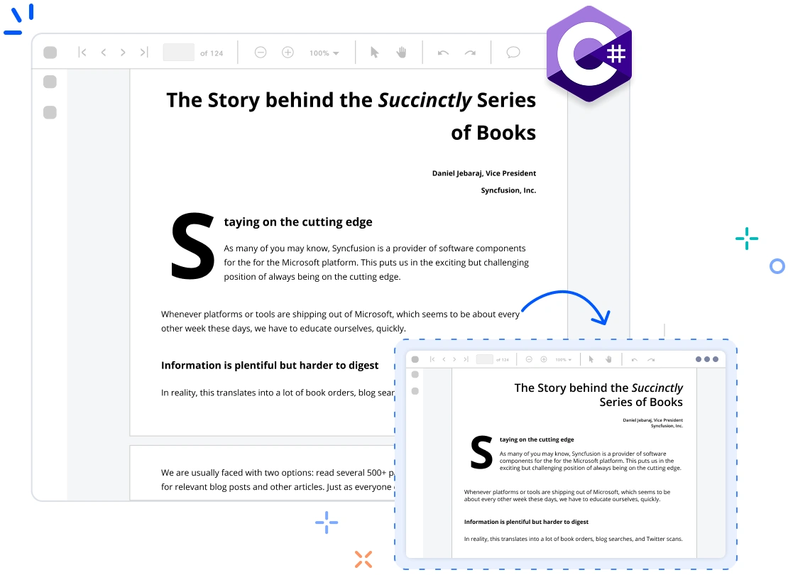 Split files in WinUI PDF.