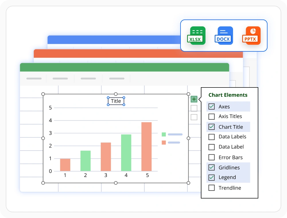 Customizing chart titles, legends, axes, and visual styles in Syncfusion Document SDK