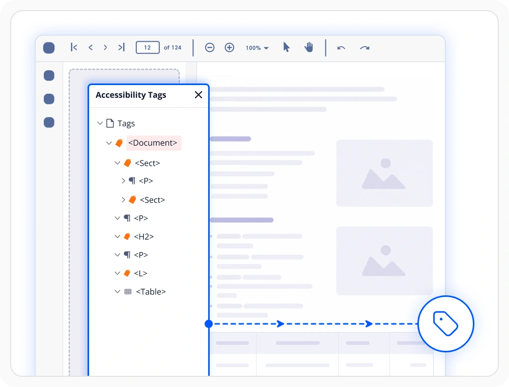 Generatte a tagged PDF