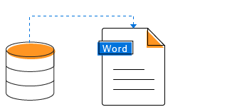 Data sources for performing Mail merge