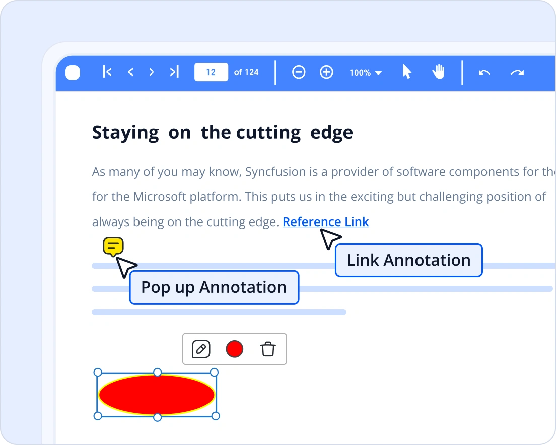 Annotate PDF documents.