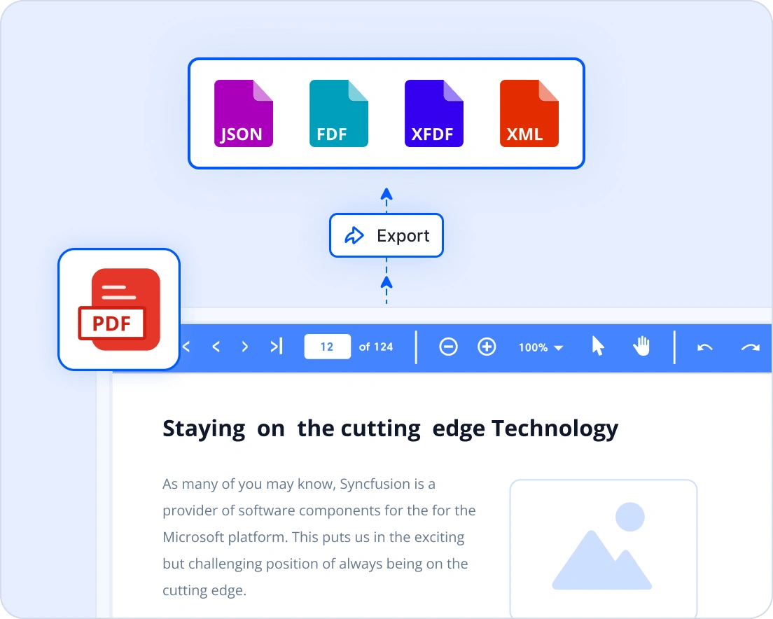 Export data from PDF .