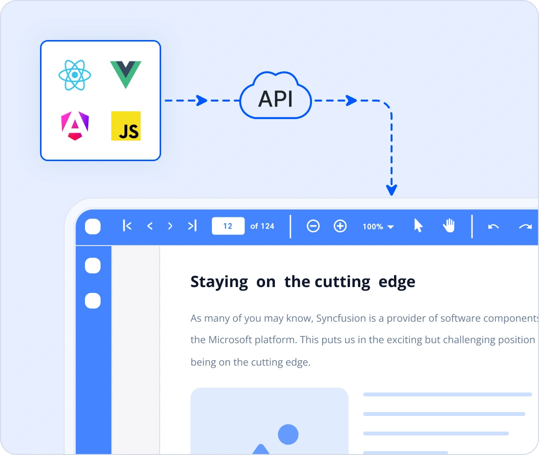 JavaScript PDF Library seamless integration.