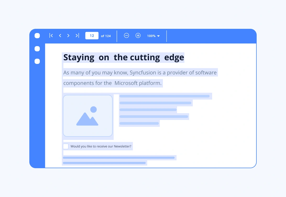  Extract text using a layout-based approach from a PDF document using JavaScript PDF.