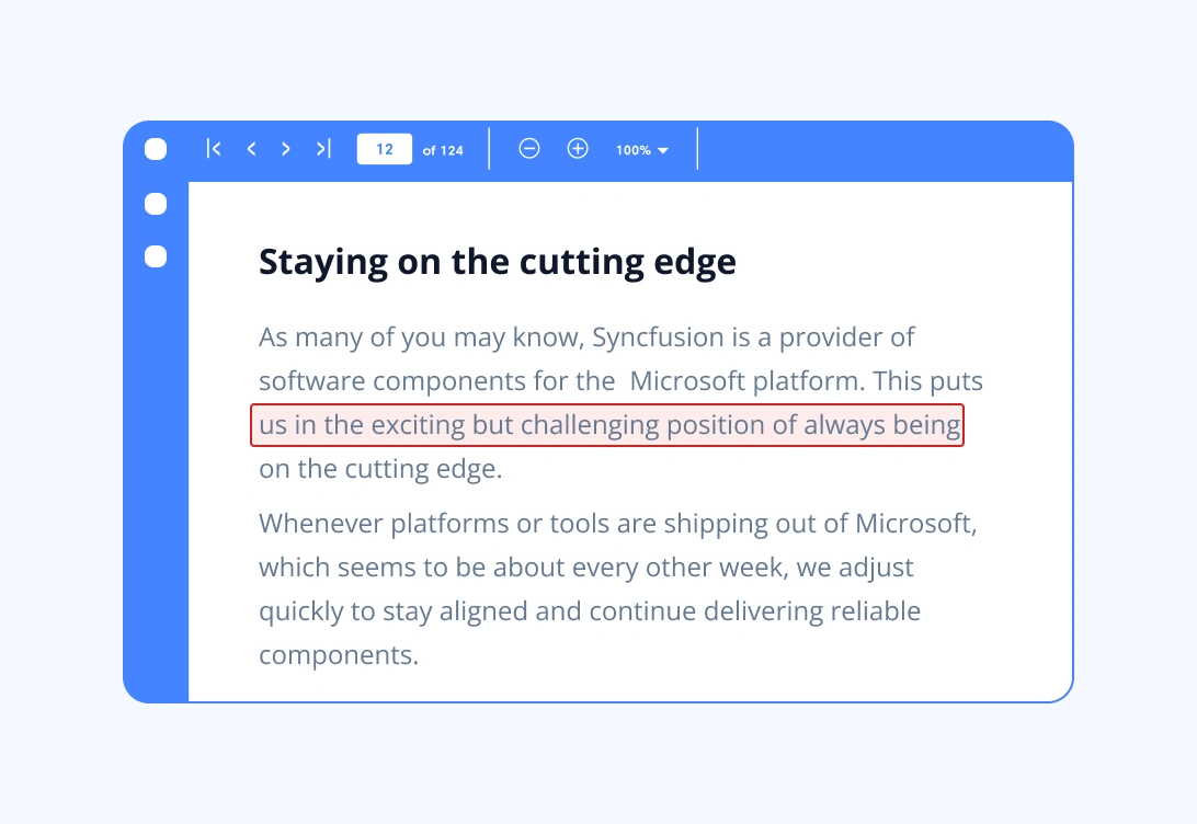 Extract text with bounds from a PDF document using JavaScript PDF.