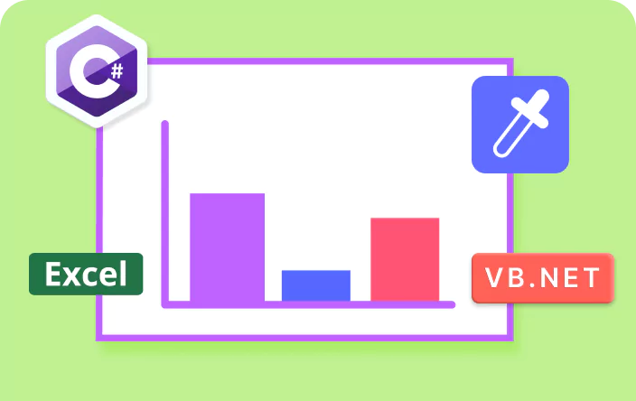How to change Excel chart series’ colors in C# and VB.NET