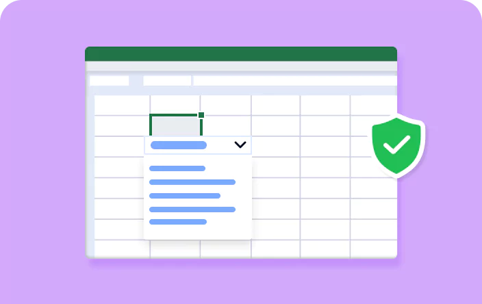 Protect Excel columns based on dropdown value.