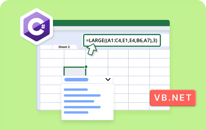 Set datarange for validation from another sheet in C# and VB.NET.