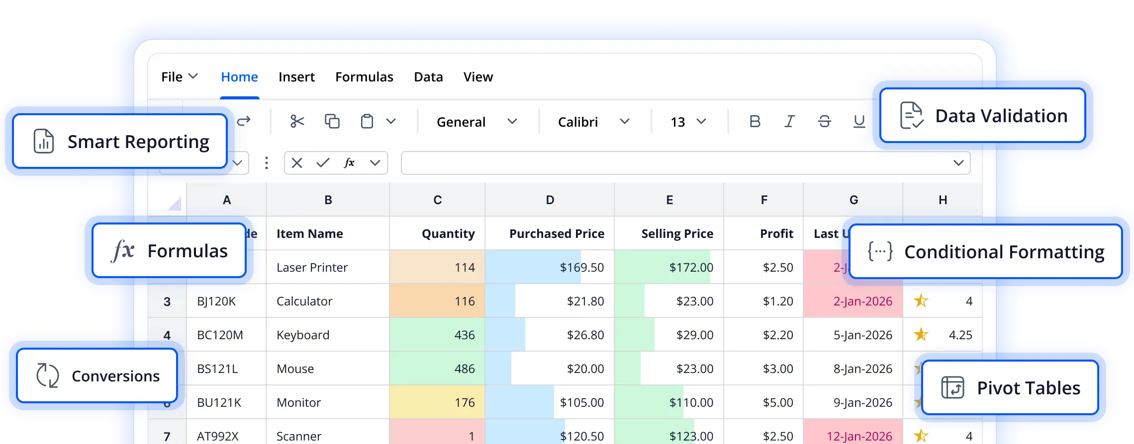 .NET Excel library banner customclass.