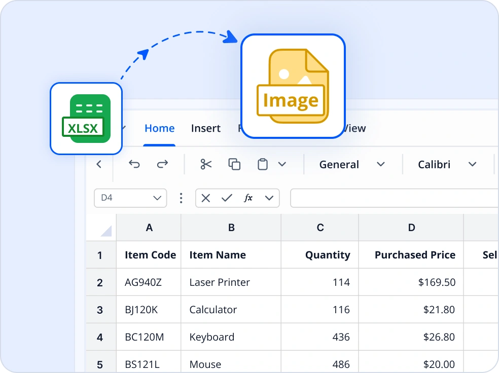 Excel representation in .NET.